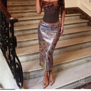 Loriela Midi Skirt Denali